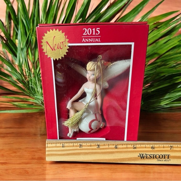 Lenox 2015 Disney Showcase Tinker Bell “Fa La La La Fairy” Ornament Original Box - Picture 5 of 13